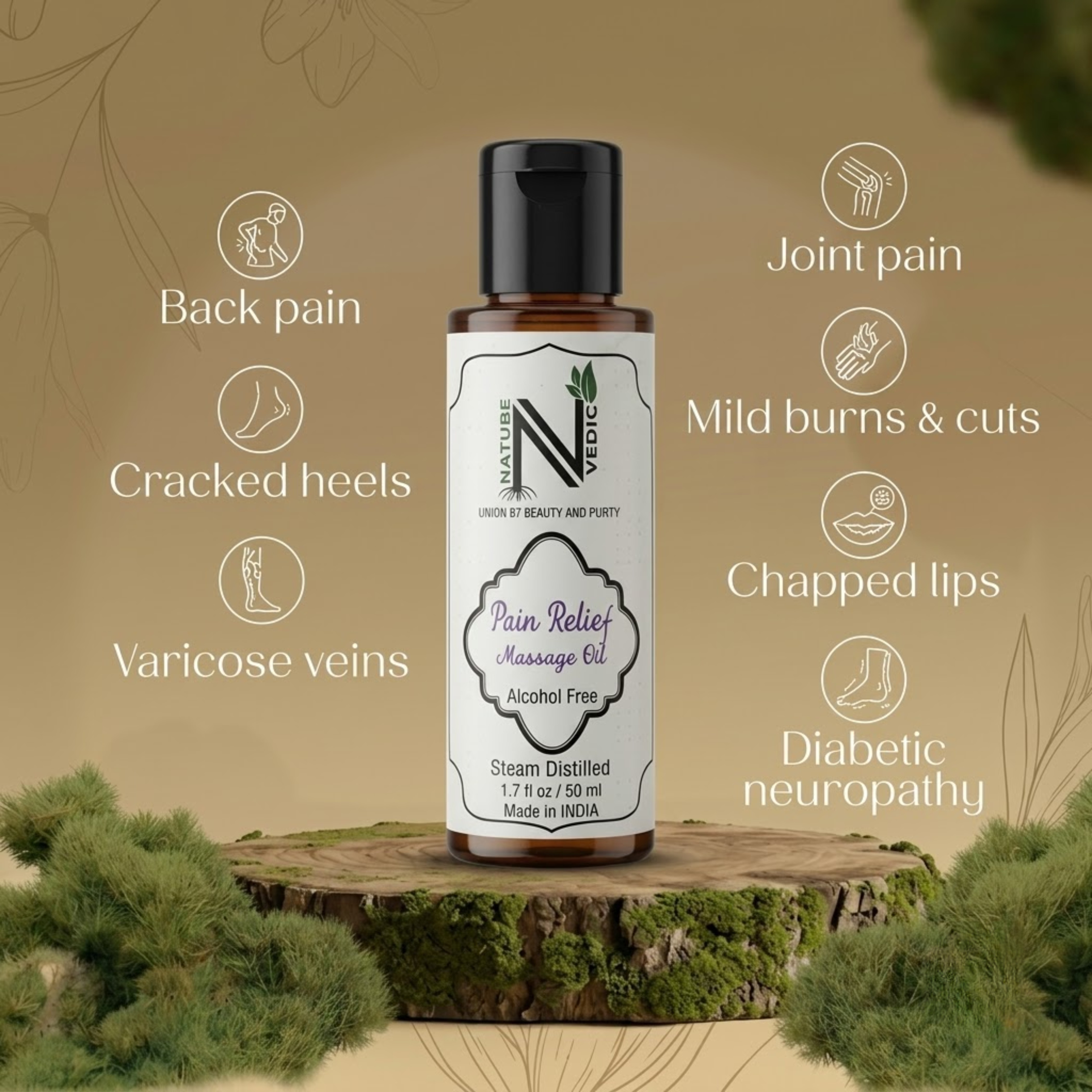 Pain Relief Massage Oil