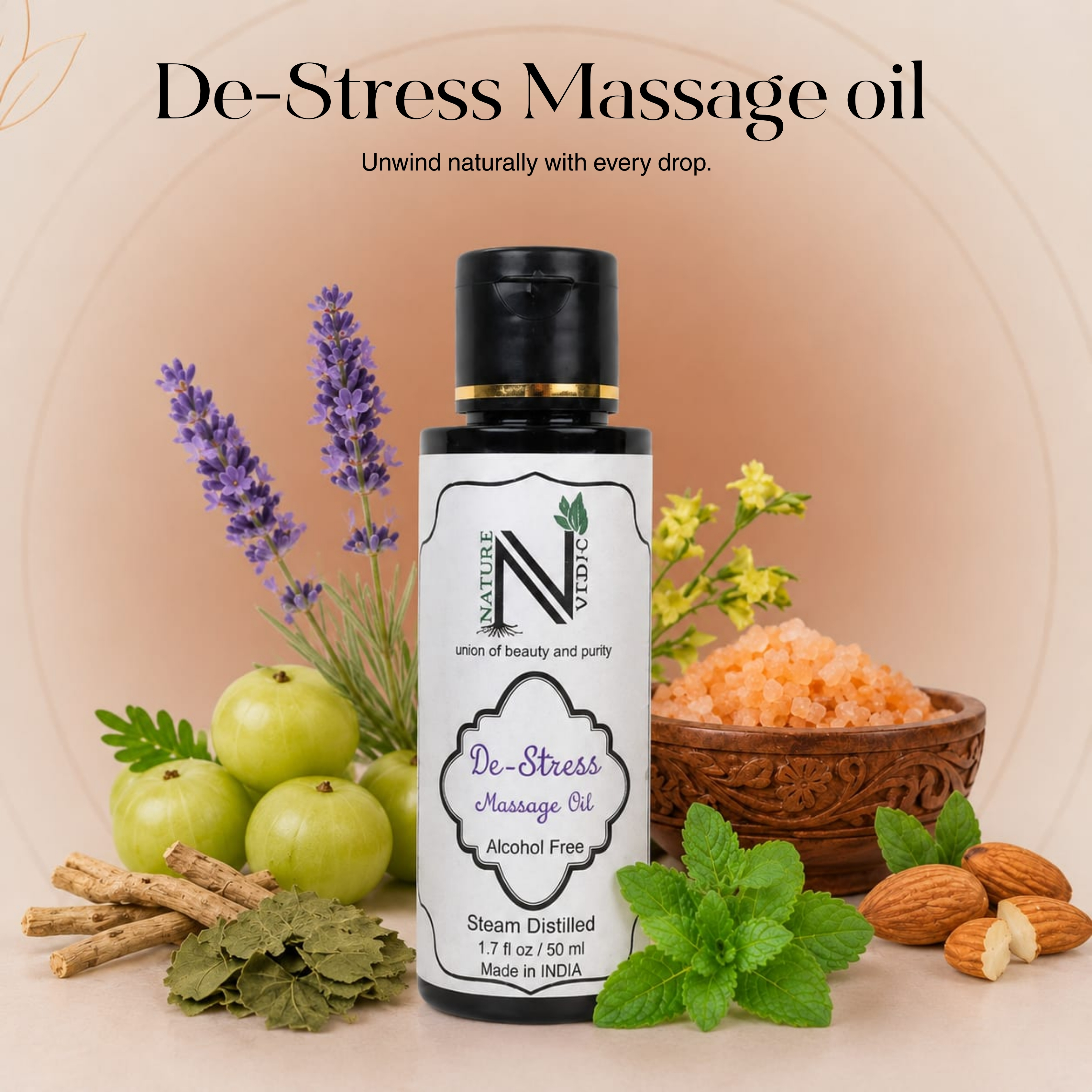 De-Stress Massage oil